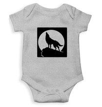 Load image into Gallery viewer, WOLF Kids Romper For Baby Boy/Girl-0-5 Months(18 Inches)-Grey-Ektarfa.online
