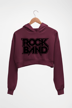 Load image into Gallery viewer, Queen Rock Band Crop HOODIE FOR WOMEN-Maroon-Ektarfa.online
