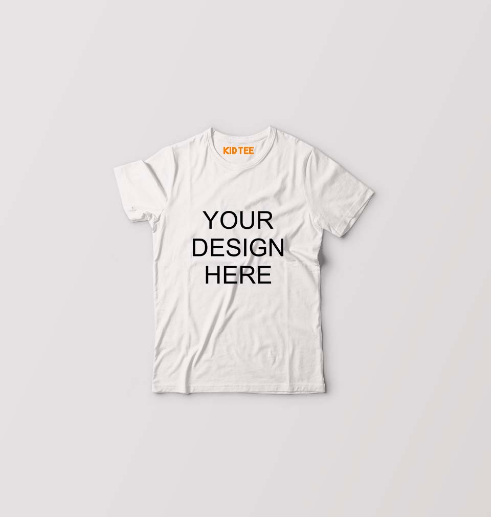 Customized-Custom-Personalized Kids T-Shirt for Boy/Girl-White-Ektarfa.online