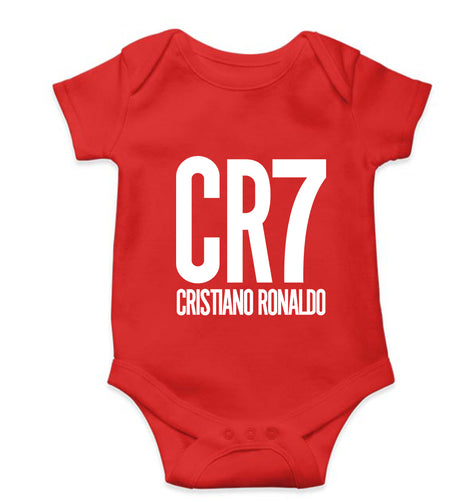 Cristiano Ronaldo CR7 Kids Romper For Baby Boy/Girl-0-5 Months(18 Inches)-Red-Ektarfa.online