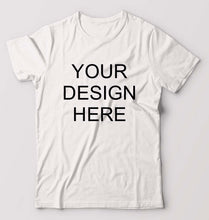 Load image into Gallery viewer, Customized-Custom-Personalized T-Shirt for Men-S(38 Inches)-White-Ektarfa.co.in
