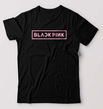 Load image into Gallery viewer, Black Pink Kpop T-Shirt for Men-S(38 Inches)-Black-Ektarfa.online
