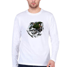 Load image into Gallery viewer, Attack on Titan Full Sleeves T-Shirt for Men-White-Ektarfa.online
