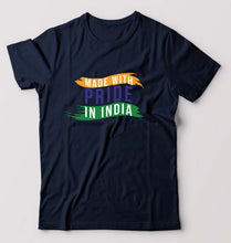 Load image into Gallery viewer, Made in India T-Shirt for Men-Navy Blue-Ektarfa.online
