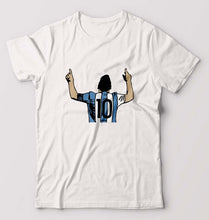 Load image into Gallery viewer, Messi T-Shirt for Men-S(38 Inches)-White-Ektarfa.online
