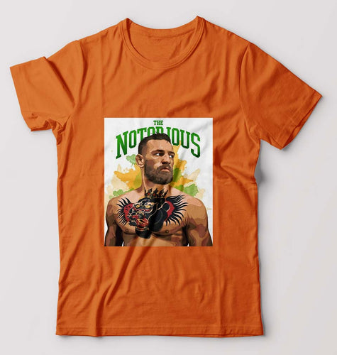 Conor McGregor UFC MMA T-Shirt for Men-Orange-Ektarfa.online
