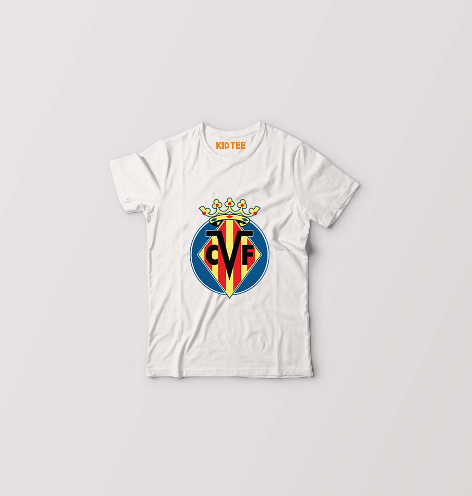 Villarreal Kids T-Shirt for Boy/Girl-White-Ektarfa.online