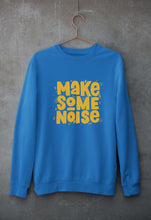 Load image into Gallery viewer, Make Some Noise Unisex Sweatshirt for Men/Women-S(40 Inches)-Royal Blue-Ektarfa.online
