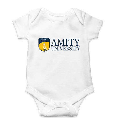 Amity Kids Romper For Baby Boy/Girl-0-5 Months(18 Inches)-White-Ektarfa.online