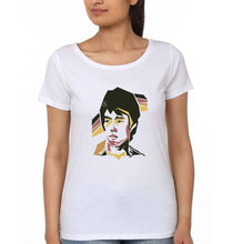 Load image into Gallery viewer, Bruce Lee T-Shirt for Women-XS(32 Inches)-White-Ektarfa.online
