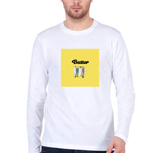 Load image into Gallery viewer, BTS Butter Full Sleeves T-Shirt for Men-White-Ektarfa.online
