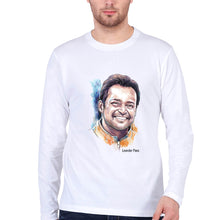 Load image into Gallery viewer, Leander Paes Full Sleeves T-Shirt for Men-White-Ektarfa.online

