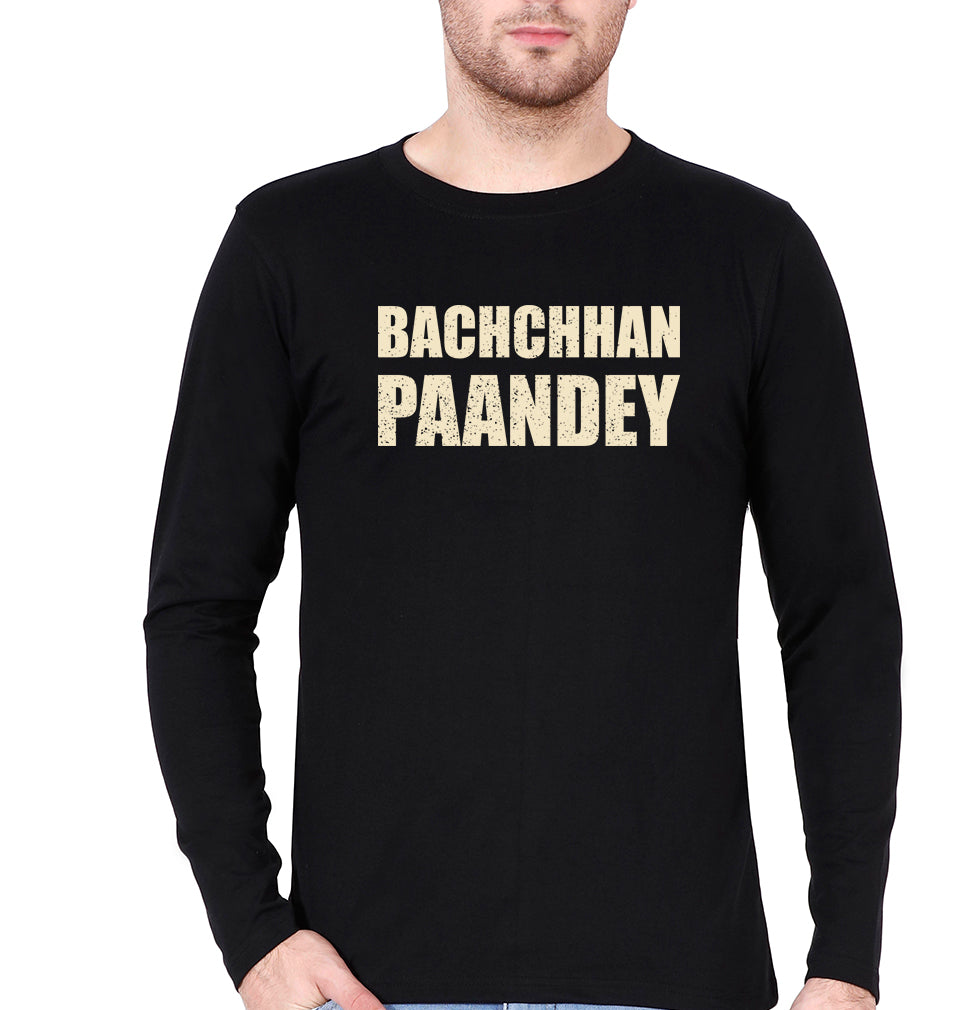 Bachchan Pandey Full Sleeves T-Shirt for Men-Black-Ektarfa.online