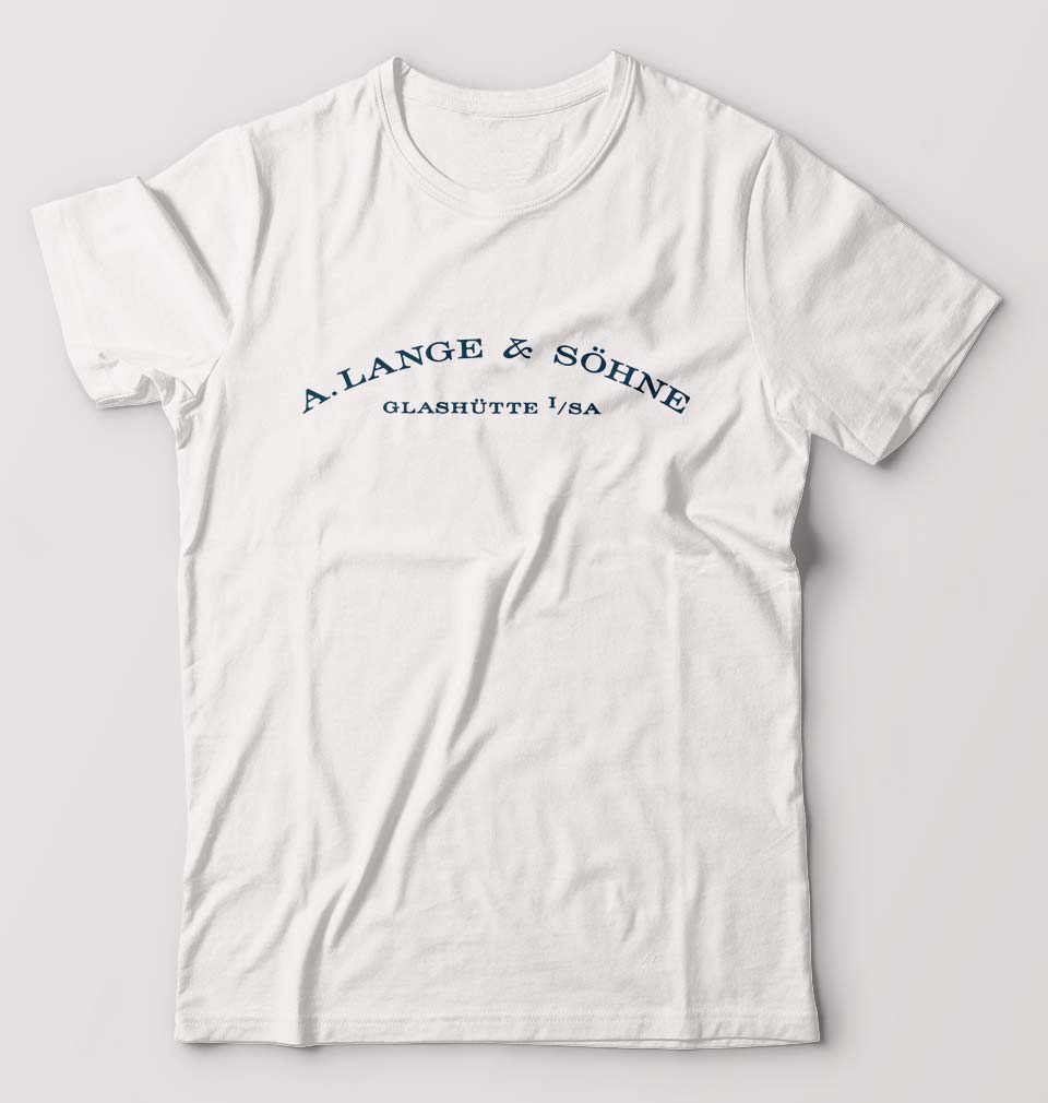 A Lange and Sohne T-Shirt for Men-S(38 Inches)-White-Ektarfa.online