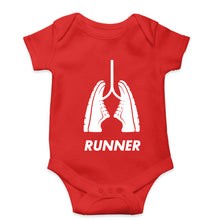 Load image into Gallery viewer, Runner Running Kids Romper For Baby Boy/Girl-0-5 Months(18 Inches)-RED-Ektarfa.online
