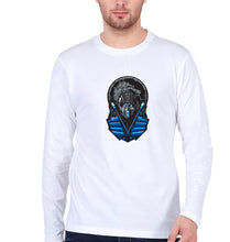 Load image into Gallery viewer, Sub Zero Mortal Kombat Full Sleeves T-Shirt for Men-White-Ektarfa.online
