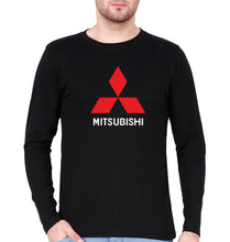 Load image into Gallery viewer, Mitsubishi Full Sleeves T-Shirt for Men-Black-Ektarfa.online
