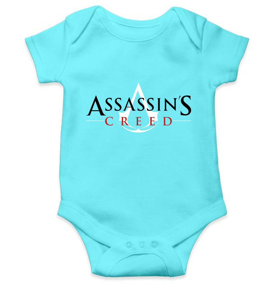 Assassin Creed Kids Romper For Baby Boy/Girl-0-5 Months(18 Inches)-Sky Blue-Ektarfa.online