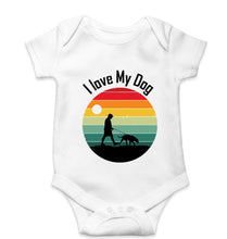 Load image into Gallery viewer, Love Dog Kids Romper For Baby Boy/Girl-0-5 Months(18 Inches)-White-Ektarfa.online
