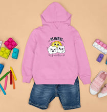 Load image into Gallery viewer, Always Smile Kids Hoodie for Boy/Girl-1-2 Years(24 Inches)-Light Baby Pink-Ektarfa.online
