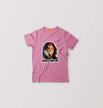 Load image into Gallery viewer, Janis Joplin Kids T-Shirt for Boy/Girl-Pink-Ektarfa.online

