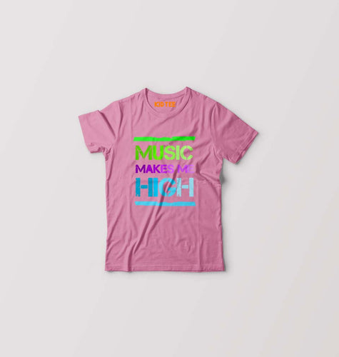 Music Kids T-Shirt for Boy/Girl-Pink-Ektarfa.online