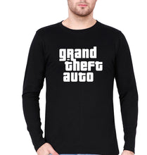 Load image into Gallery viewer, Grand Theft Auto (GTA) Full Sleeves T-Shirt for Men-S(38 Inches)-Black-Ektarfa.online
