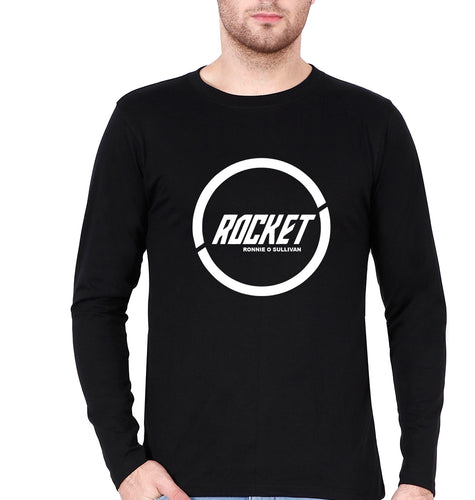 Ronnie O'Sullivan Snooker Full Sleeves T-Shirt for Men-Black-Ektarfa.online