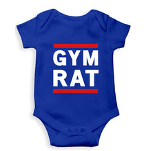 Load image into Gallery viewer, Gym Rat Kids Romper For Baby Boy/Girl-0-5 Months(18 Inches)-Royal Blue-Ektarfa.online
