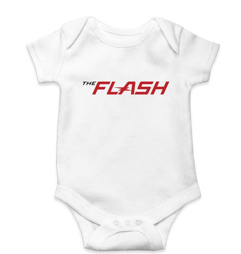 Flash Superhero Kids Romper For Baby Boy/Girl-White-Ektarfa.online