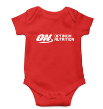 Load image into Gallery viewer, optimum nutrition (ON) Kids Romper For Baby Boy/Girl-0-5 Months(18 Inches)-Red-Ektarfa.online
