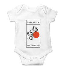 Load image into Gallery viewer, House Targaryen (GOT) Kids Romper For Baby Boy/Girl-0-5 Months(18 Inches)-White-Ektarfa.online
