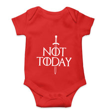 Load image into Gallery viewer, Not Today (GOT) Kids Romper For Baby Boy/Girl-0-5 Months(18 Inches)-Red-Ektarfa.online
