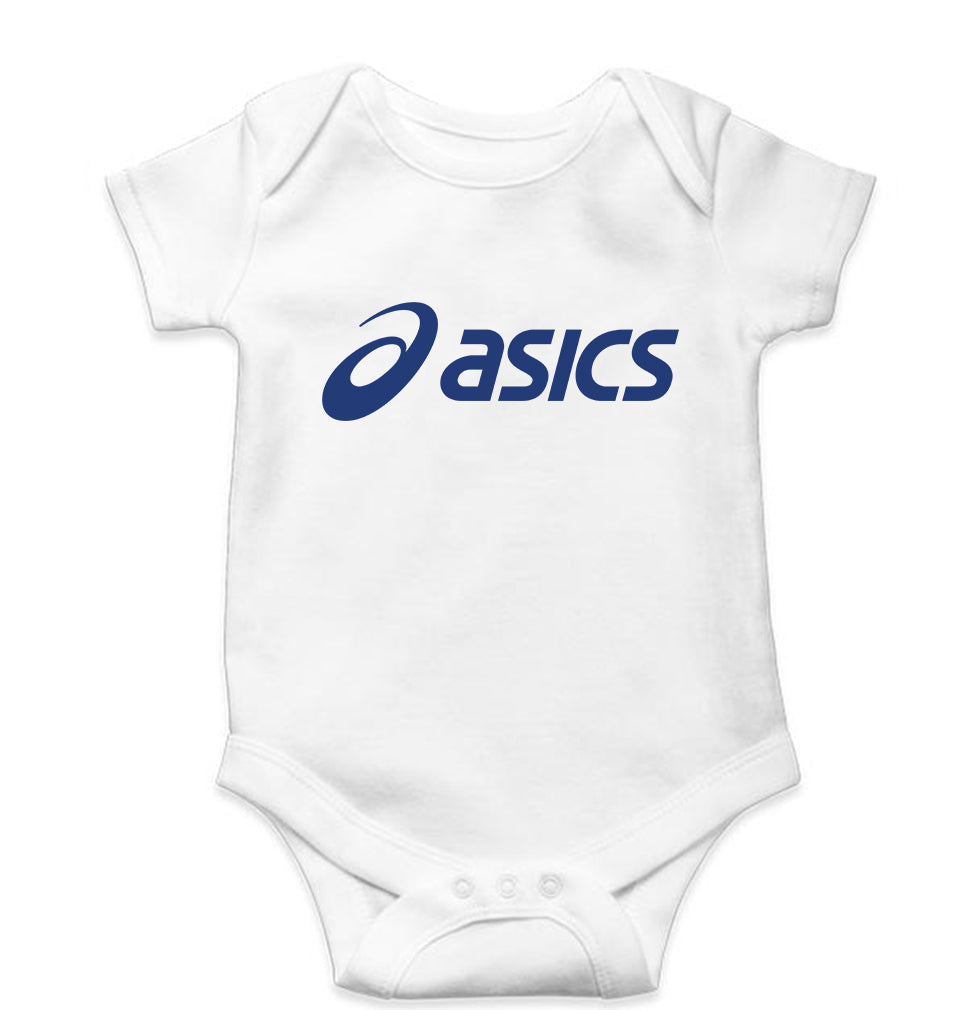 Asics Kids Romper For Baby Boy/Girl-0-5 Months(18 Inches)-White-Ektarfa.online