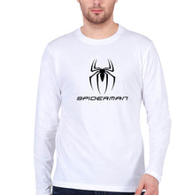 Load image into Gallery viewer, Spiderman Full Sleeves T-Shirt for Men-White-Ektarfa.online
