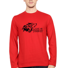 Load image into Gallery viewer, GOT Game Of Thrones Winter Coming Full Sleeves T-Shirt for Men-Red-Ektarfa.online
