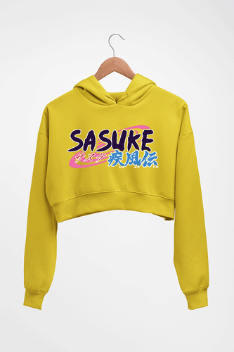 Sasuke Crop HOODIE FOR WOMEN-Mustard Yellow-Ektarfa.online