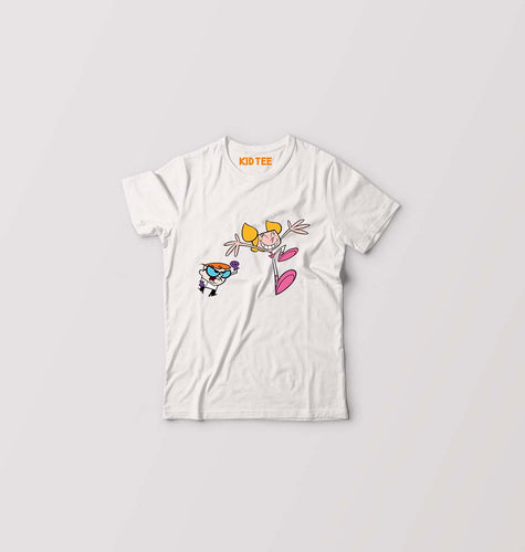 Dexter's Laboratory Kids T-Shirt for Boy/Girl-White-Ektarfa.online