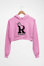 Load image into Gallery viewer, Rabbit Bunny Crop HOODIE FOR WOMEN-Light Baby Pink-Ektarfa.online
