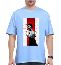 Load image into Gallery viewer, Bruce Lee Oversized T-Shirt for Men-Baby Blue-Ektarfa.online
