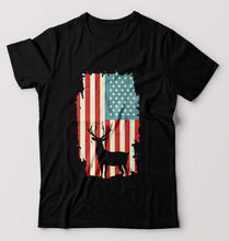 Load image into Gallery viewer, Deer T-Shirt for Men-Black-Ektarfa.online

