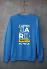 Load image into Gallery viewer, Work Hard Unisex Sweatshirt for Men/Women-S(40 Inches)-Royal Blue-Ektarfa.online
