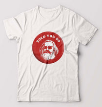 Load image into Gallery viewer, Karl Marx T-Shirt for Men-White-Ektarfa.online
