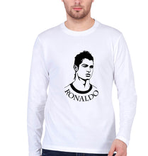Load image into Gallery viewer, Cristiano Ronaldo CR7 Full Sleeves T-Shirt for Men-WHITE-Ektarfa.online
