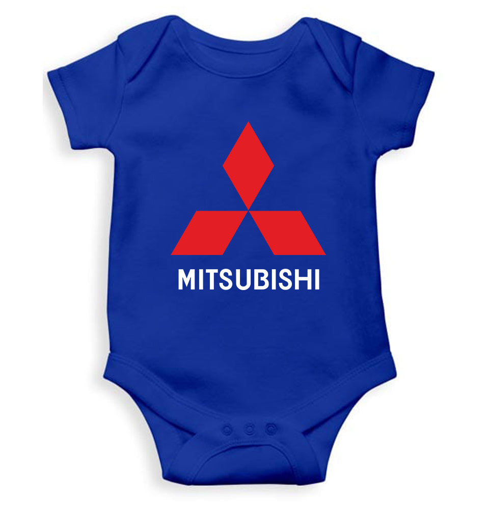 Mitsubishi Kids Romper For Baby Boy/Girl-0-5 Months(18 Inches)-Royal Blue-Ektarfa.online