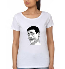 Load image into Gallery viewer, Yao Ming Face(Bitch Please) T-Shirt for Women-White-Ektarfa.online
