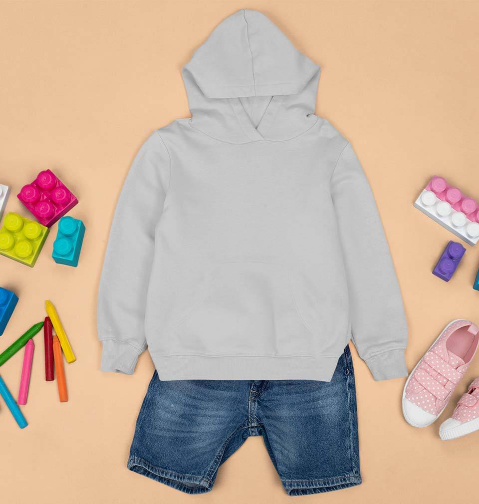 Kids Plain Grey Hoodie For Boy/Girl-ektarfa.com