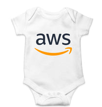 Load image into Gallery viewer, Amazon AWS Kids Romper For Baby Boy/Girl-0-5 Months(18 Inches)-White-Ektarfa.online
