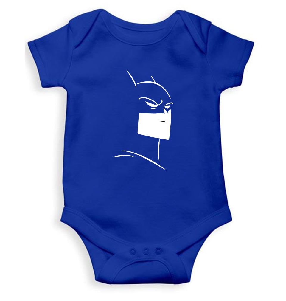 Batman Kids Romper For Baby Boy/Girl-0-5 Months(18 Inches)-Royal Blue-Ektarfa.online