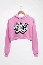 Load image into Gallery viewer, Lil Uzi Vert (LUV) Crop HOODIE FOR WOMEN-Light Baby Pink-Ektarfa.online
